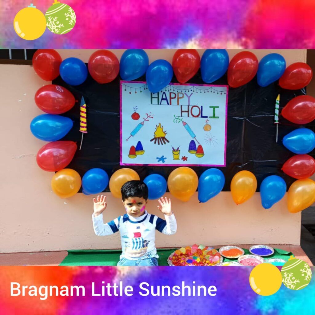 Holi Celebration at bragnam little sunshine yol cantt dharamshala himahcal pradesh(HP)