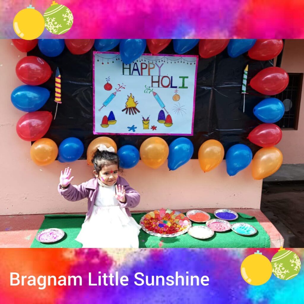 Holi Celebration at bragnam little sunshine yol cantt dharamshala himahcal pradesh(HP)