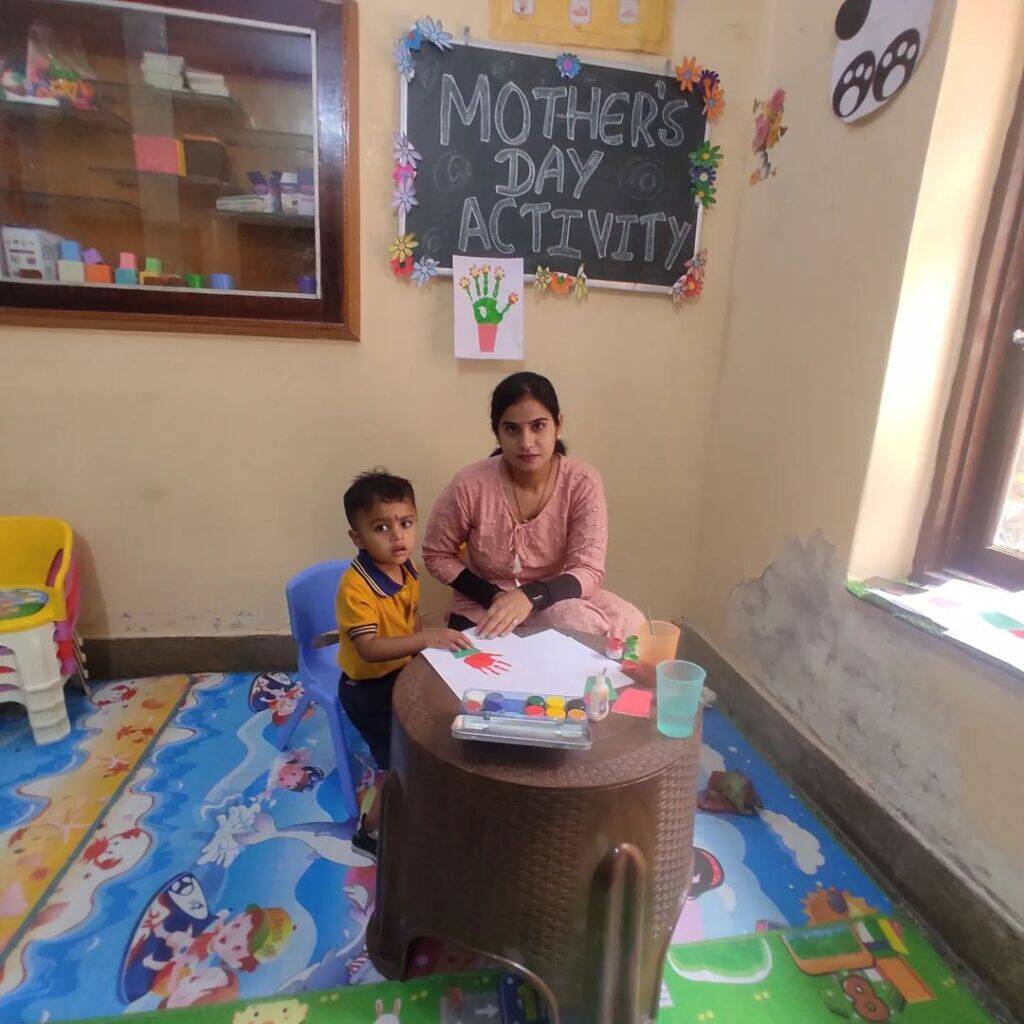 mothers day celebrated at balvatika pre school jathlana yamuna nagar haryana 2